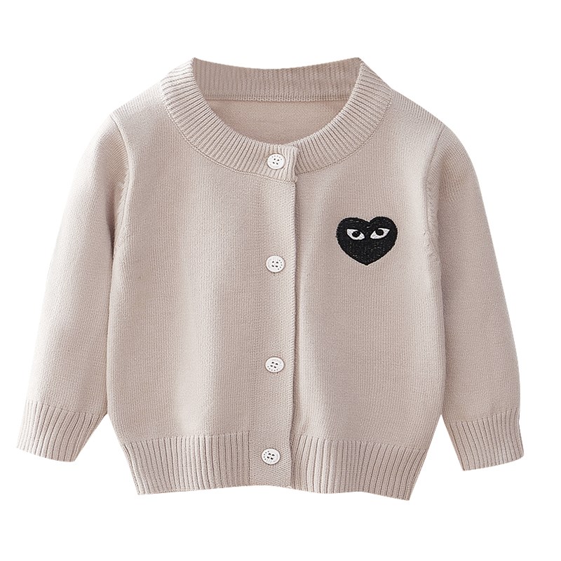 宝宝毛衣春秋款红色a类早秋装0一1岁婴儿开衫上衣秋季外套针织衫