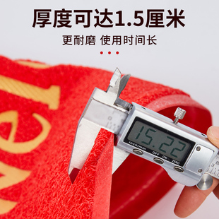 大门口进门地毯入户门家用出入平安防滑地垫欢迎光临丝圈消毒门垫