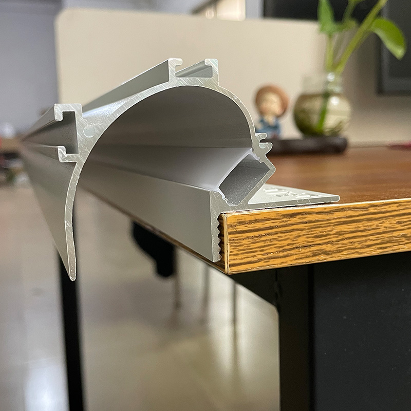 LED灯带悬浮吊顶铝槽洗墙灯预埋线型灯弧形回光灯槽嵌入式反光灯