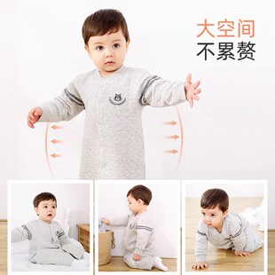 儿童睡袍秋冬宝宝睡衣加厚保暖婴儿纯棉男童女童睡裙男孩冬季长款