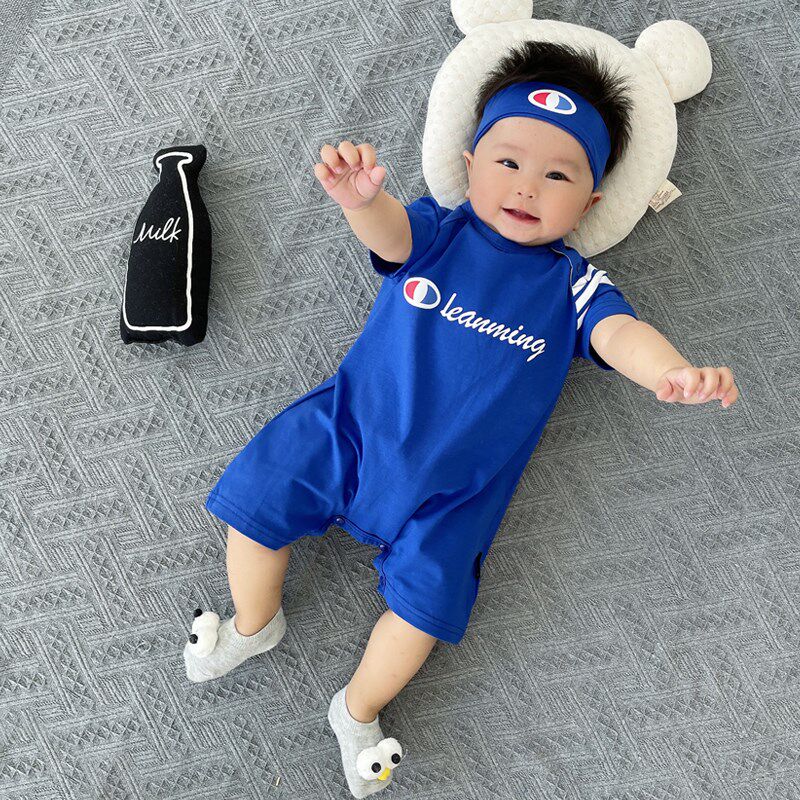 婴儿衣服夏装套装宝宝连体衣男半岁1周岁0一岁多女小孩春装夏季潮