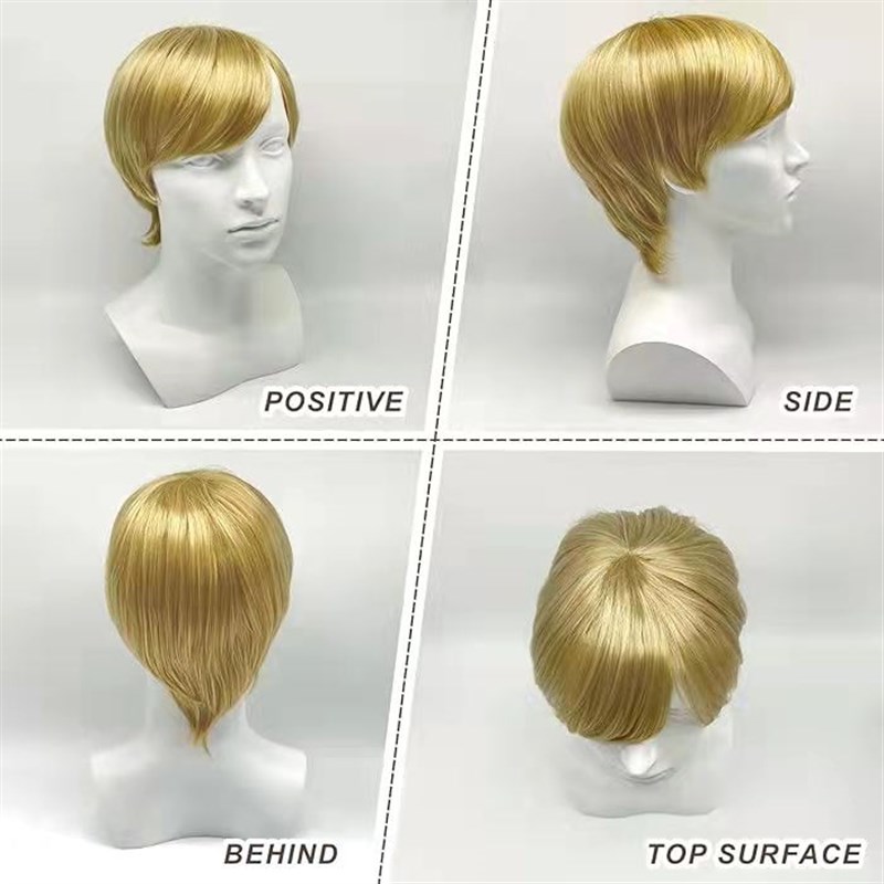 男士金色假发欧美trump短发川普特朗普总统化妆舞会表演节日假发