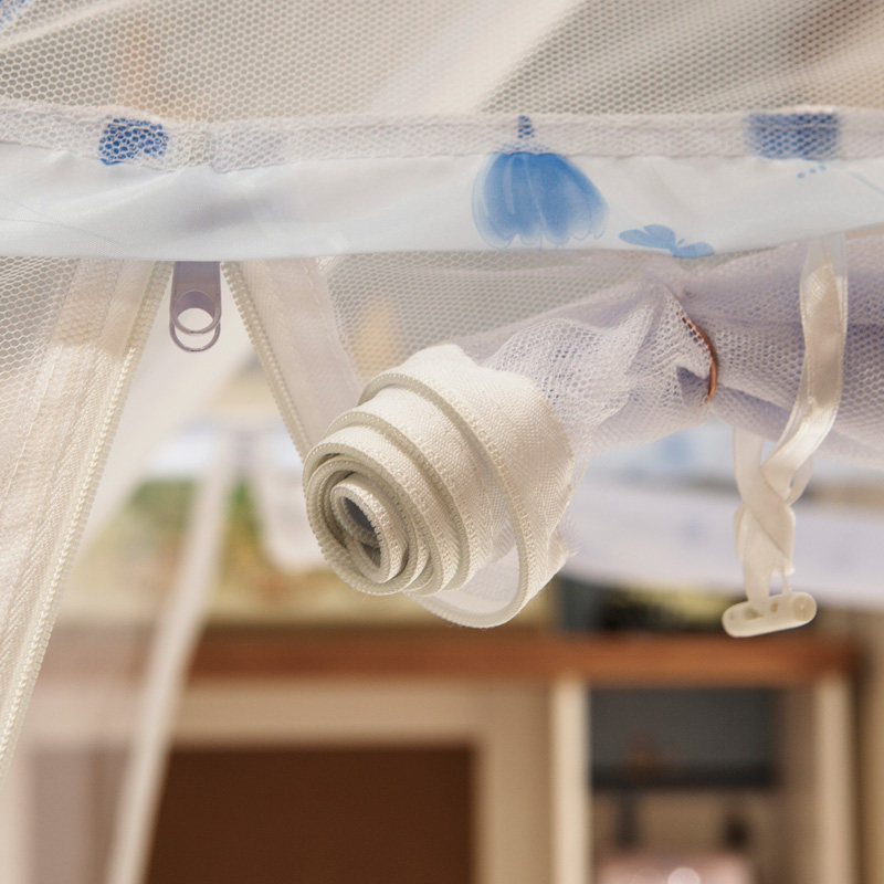 新款学生蚊帐免安装蒙古包加密 上下铺1.2m/1.5/1.0米床单人宿舍