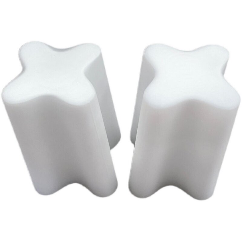 灯饰灯具玻璃配件 四瓣花朵奶白磨砂酸洗色 台灯吊灯壁灯床头灯罩