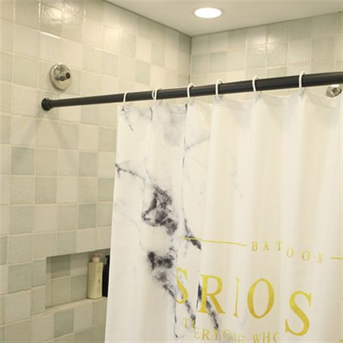 免打孔伸缩杆卧室窗帘杆晾衣架升缩撑杆子衣柜晾衣杆卫生间浴帘杆