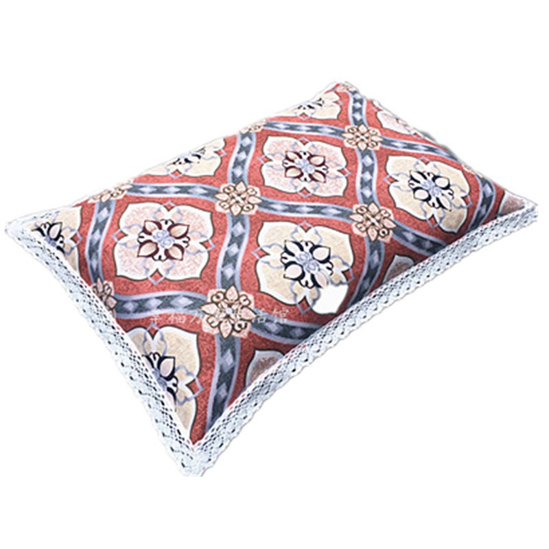 新品单人棉老粗布荞麦壳高粱壳决明子成人枕套枕头大号4060可拆洗