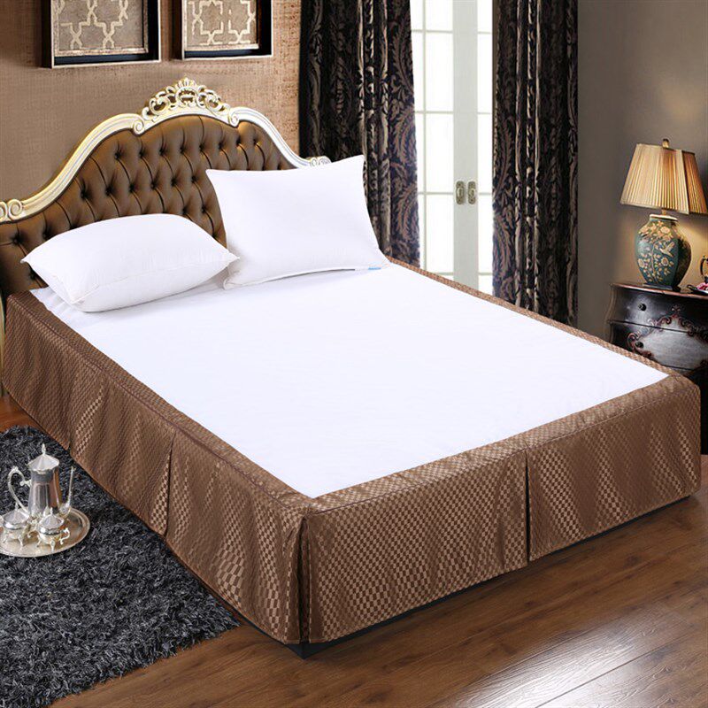 酒店宾馆床品专用床裙优质面料床裙单J件欧式床裙W床罩裙式简约