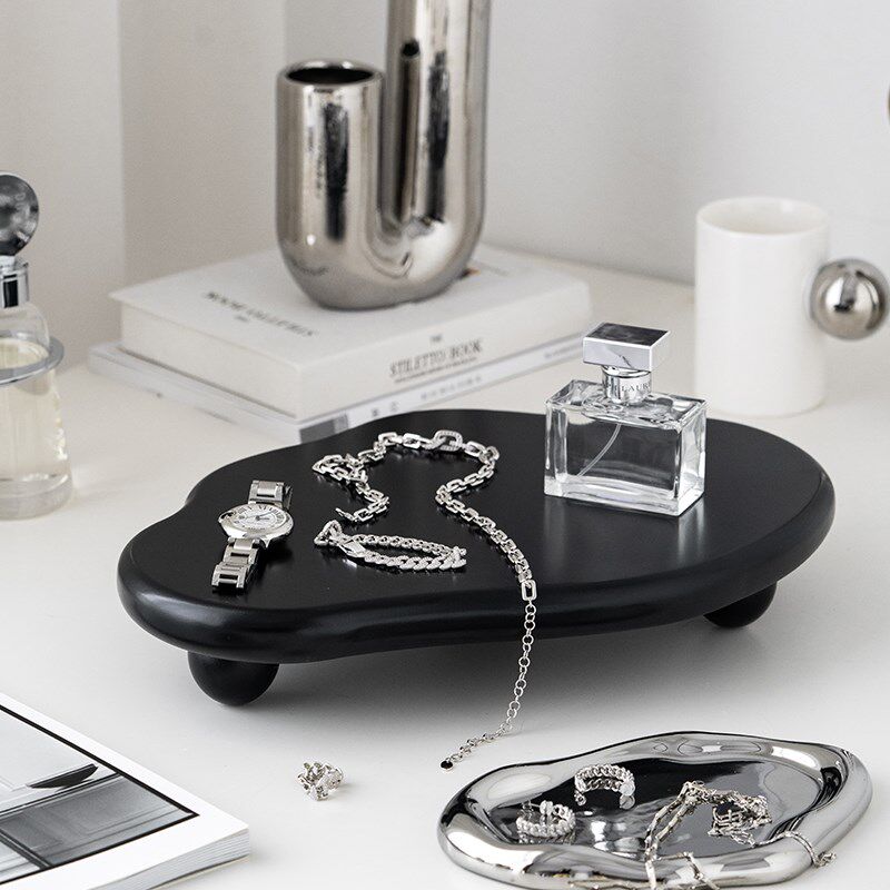 方寸时光桌面不规则托盘黑白彩色云朵摆盘拍摄道具香薰首饰收纳盘,家居饰品,香薰托盘,淘宝优惠券,粉丝福利购,淘宝优惠卷