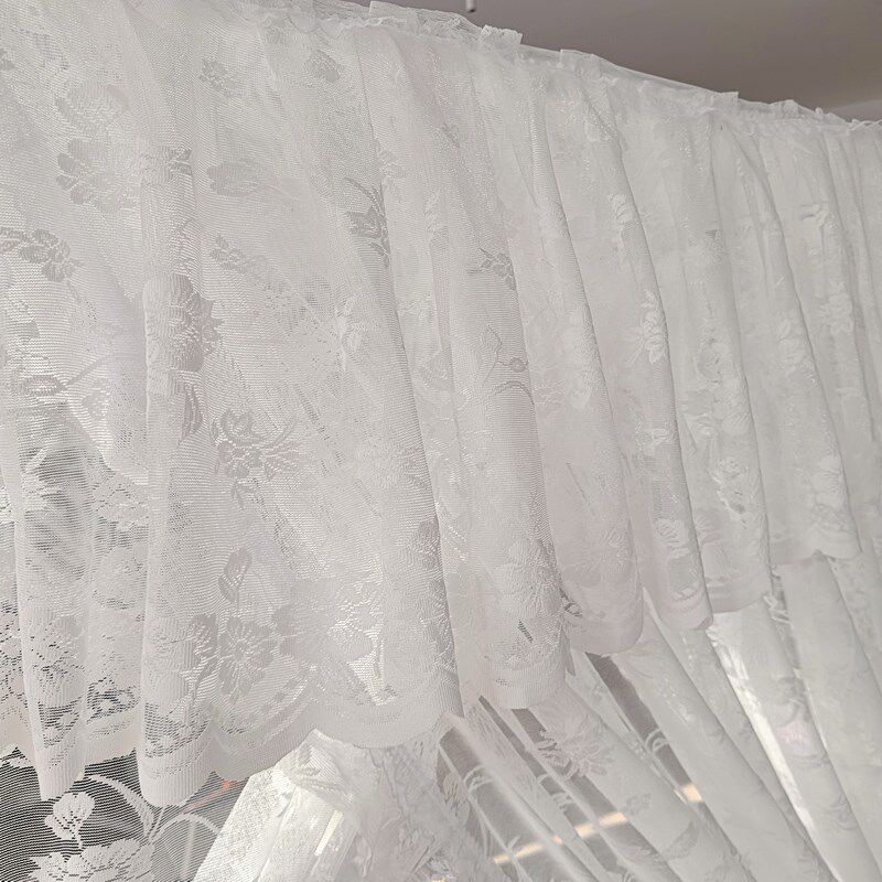 法式浪漫b豪华宫廷蚊帐一体公主风高档家用加密落地床帘三开门1.5