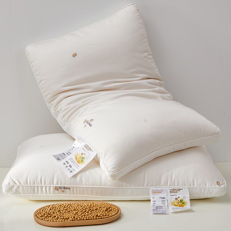 安小觉和肥子妈环保大豆枕头酒店柔软深睡眠枕芯家用宿舍整头