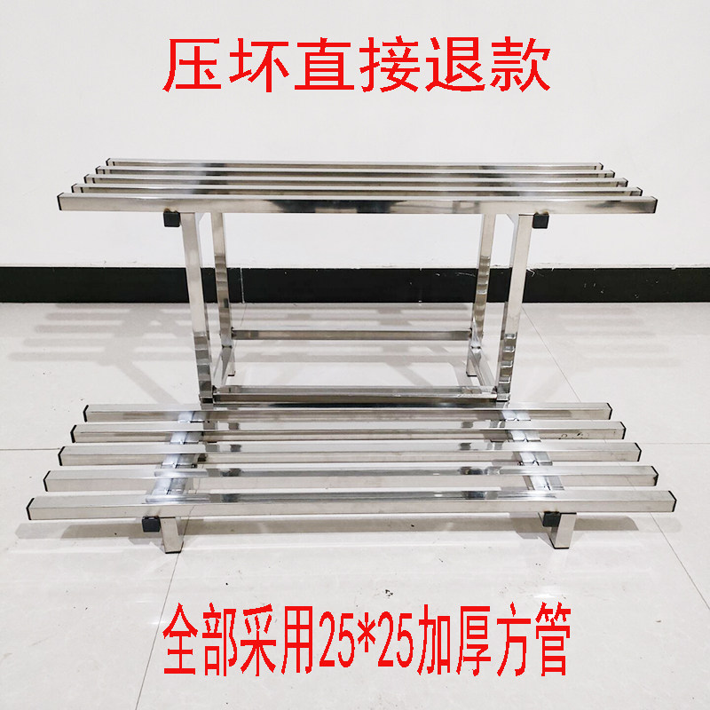 不锈钢单层阳台客厅室外阶梯落地置物多肉绿萝盆景花盆架防腐定制