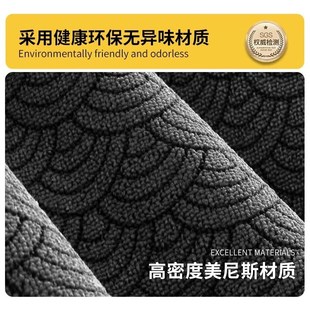 高端入户门地垫2024新款 家用乔迁免洗进门地毯门口玄关蹭土门垫子