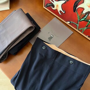 黑丝黑透肤双层光腿神器加薄绒外穿清透版 自然收腹性感逼真 纽扣款