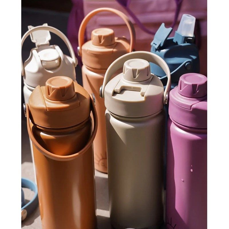 丹麦Grech&Co儿童保温杯不锈钢吸管水杯保温鸭嘴杯小学生2023新款