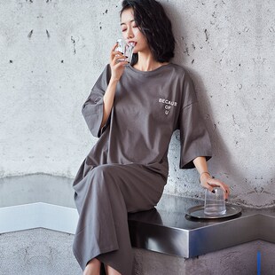 长裙到脚踝超长款睡裙夏季网红风简约高个子春夏加长纯棉女款睡衣