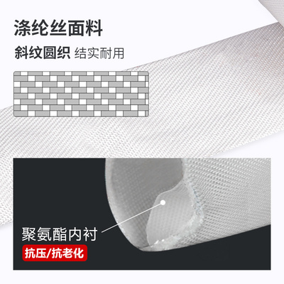 消防水带聚氨酯国标快速接头加厚耐高压16型13-65-20农用2.5寸25