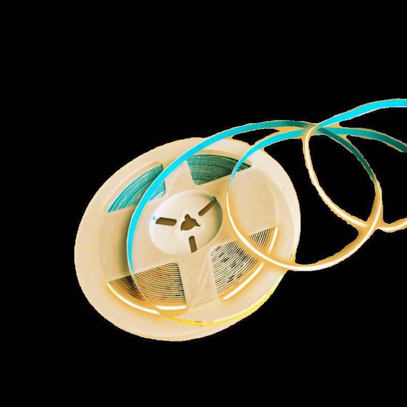 COB灯带8MM宽低压12V24V自粘柔性无光斑LED高亮5MM宽cob薄款灯带