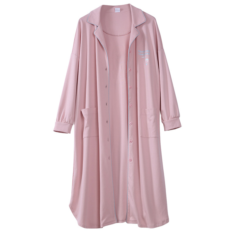 睡裙女春秋纯棉长袖春天宽松大码睡衣裙子过膝长款全棉家居服夏季,女士内衣/男士内衣/家居服,睡裙,淘宝优惠券,粉丝福利购,淘宝优惠卷