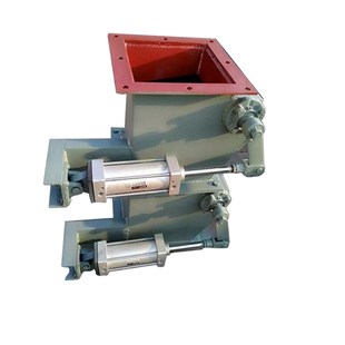 气动重锤翻板阀 除尘器灰斗方形手动卸灰翻板阀 碳钢重力翻板阀