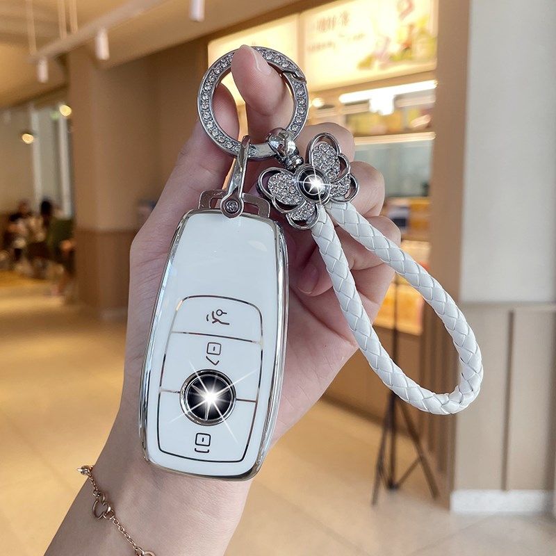 2022款奔驰C260L钥匙套c200l新c级S级S400l车E级E300L壳包扣女士