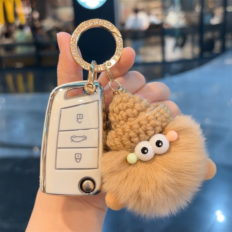 适用于2017款大众帕萨特钥匙套18老帕萨特智能/折叠专用壳扣包女