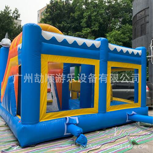 床豚充气海Pgzjs-202VC跳城堡滑梯游乐合体亲子蹦床淘结气堡室外