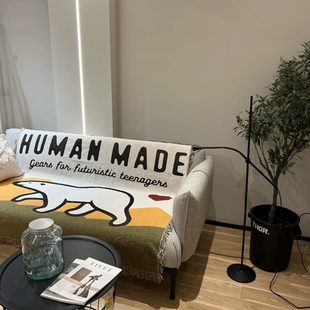 Human 沙发巾沙发毯户外露营毯 made工作室装 饰休闲毯针织挂毯