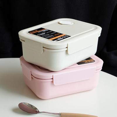 日常 韩式饭盒可微波炉加热分格大容量便当盒上班族便携密封餐盒