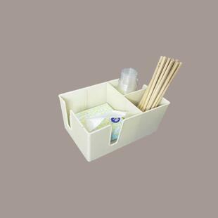 筷子筒组合收纳盒商用抽纸杯子放碗麻辣烫花甲粉龟背勺桌面定制