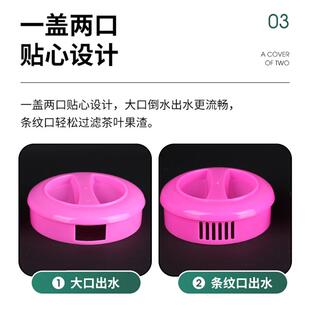 包邮加厚1500毫升塑料带盖量杯 烧杯 带刻度冷水杯耐高温腐蚀量杯