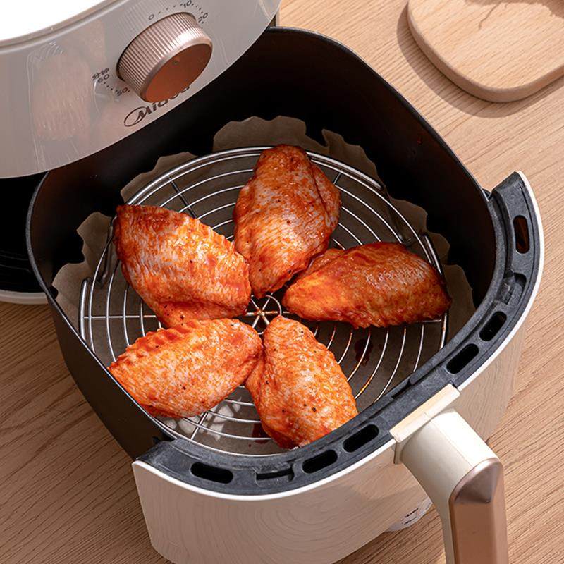 304空气炸锅烤架子内用支架滤油架隔油盘配件网烤肉架双层架烤盘