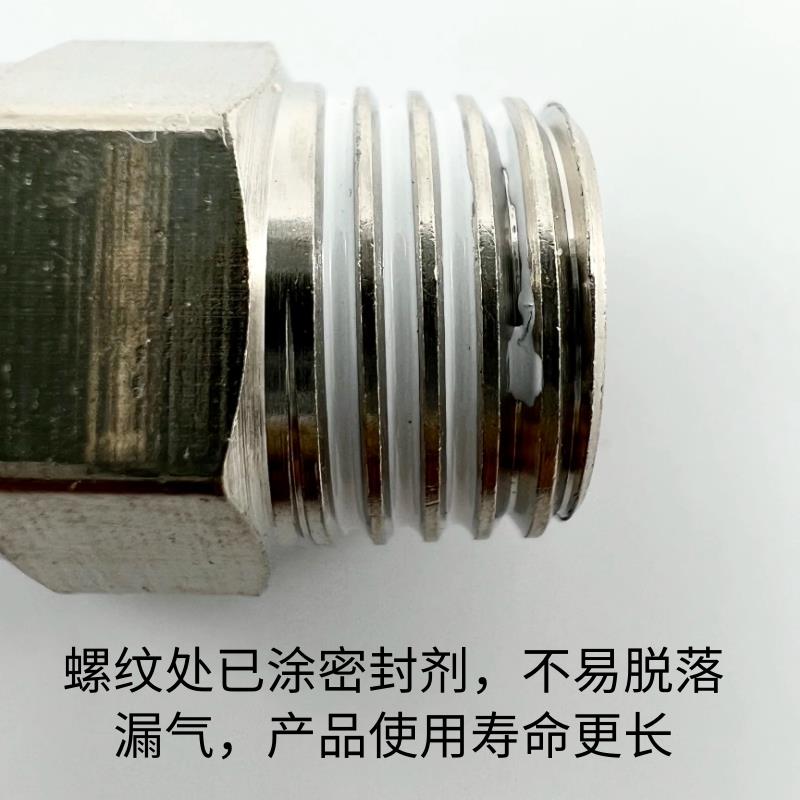 白色气动快速气管接头快插软管空压管螺纹直通PC/PL/SL/PE/4/6/8