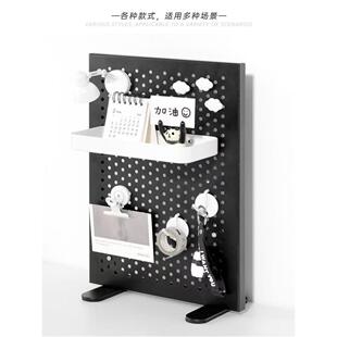 桌面立式架夹式支架桌面上t型支架固定器洞洞板置物架收纳架配件