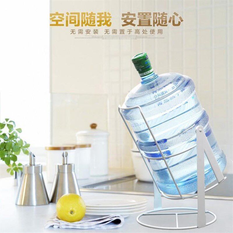 家用加高纯净水桶支架台式桶装简易饮水机倒水嘴倒置放水架图片