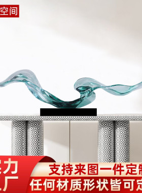 酒店走廊过道玻璃钢雕塑客厅电视柜摆件家居装饰品入户门玄关摆设