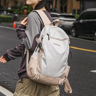 ins小众书包初中女生大容量双肩包高中生大学生旅行登山背包男生