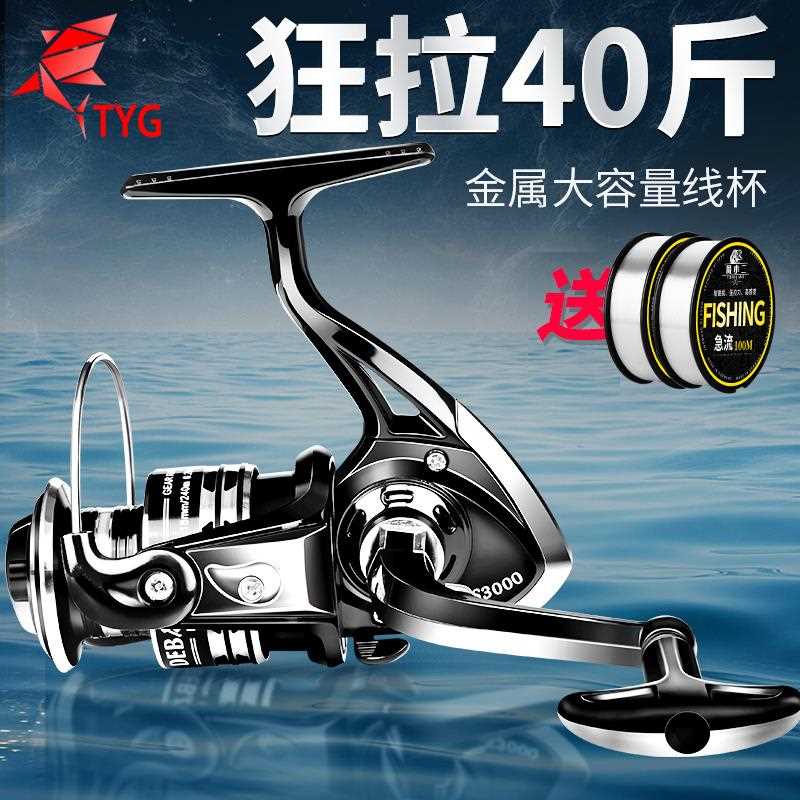 纺车轮全金属渔轮路亚远投鱼轮配件斜口杯钓轮套装海.钓矶竿溪流