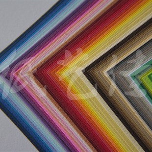 丹迪纸 千色纸手工剪折纸彩色4开8开纸雕刻包装幼儿园75色彩卡纸