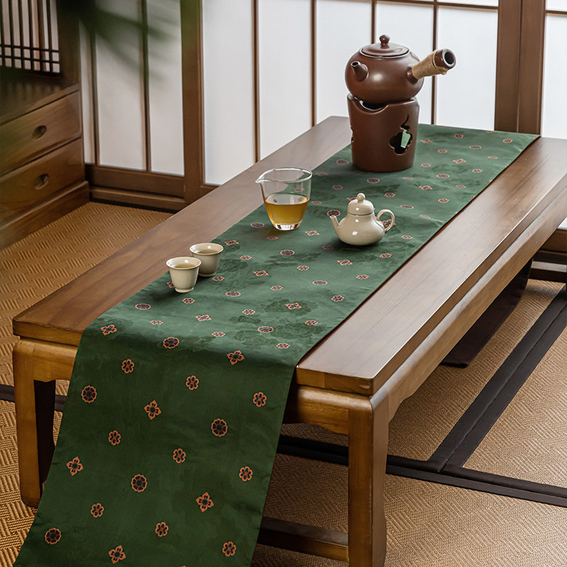 手工高端长款香云纱茶席中式禅意桌旗茶几桌布防水干泡席双层加厚,餐饮具,茶道/零配,淘宝优惠券,粉丝福利购,淘宝优惠卷