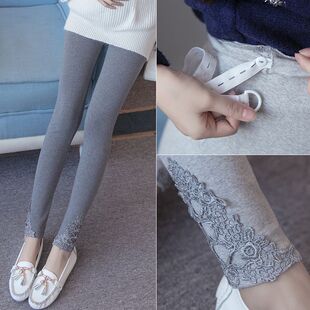 孕妇打底裤秋光腿神器季外穿裤子长托腹大码孕妇装加厚时尚外穿