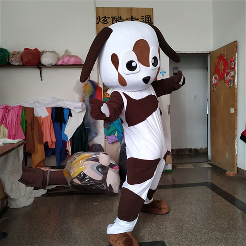 来图定做人偶服卡通人偶服装花班狗生肖狗玩偶服饰舞台装扮道具装