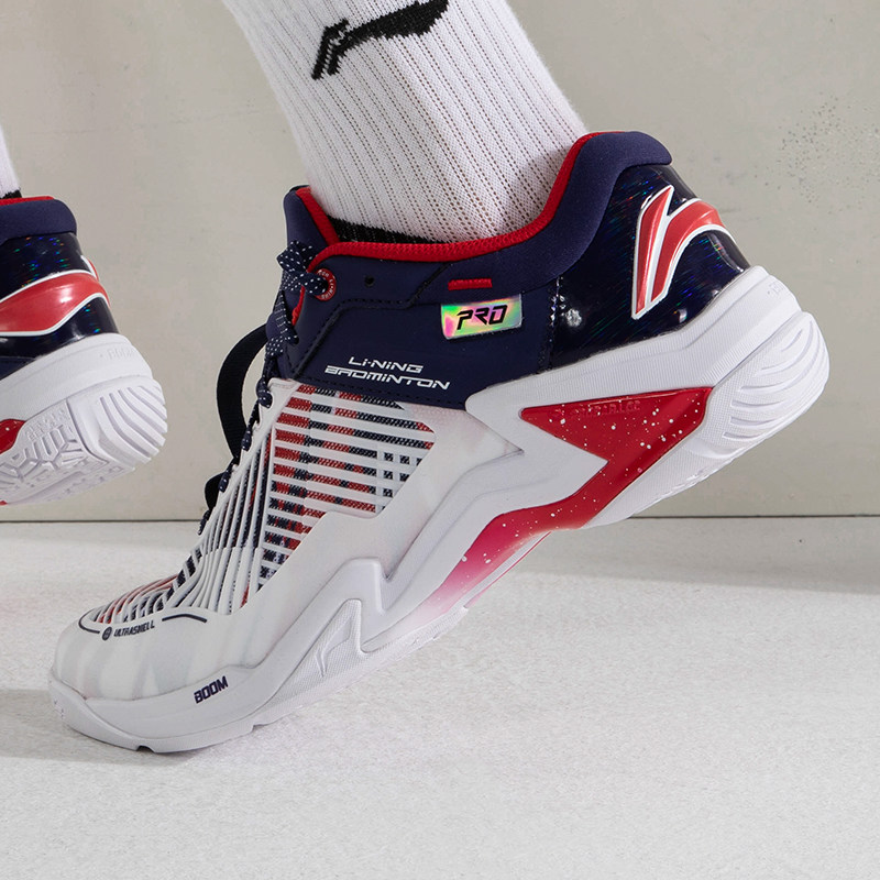 LI-NING李宁雷霆pro中性款羽毛球鞋新款训练比赛鞋子缓震运动鞋