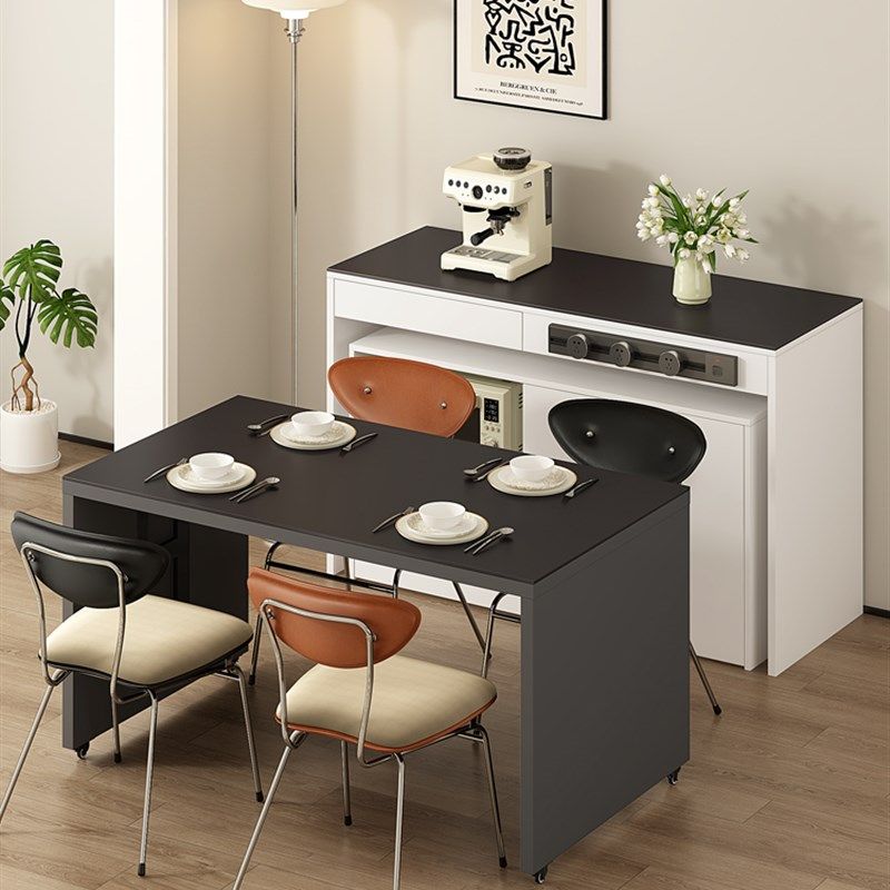 可旋转岛台餐桌一体家用岩板导台分离式吧台移动厨房中岛台E76,住宅家具,岛台餐桌,淘宝优惠券,粉丝福利购,淘宝优惠卷