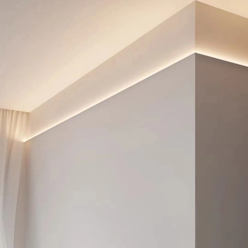 LED免开槽反光灯槽上发光洗墙灯明装灯带条免悬吊式天花板天花隐