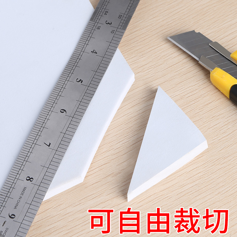 38度EVA泡棉材料包装内衬定制高密度泡沫板防静电海绵垫片带背胶