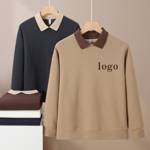 餐饮工作服定制卫衣咖啡奶茶高端火锅餐厅服务员工装 纯棉上衣 潮款