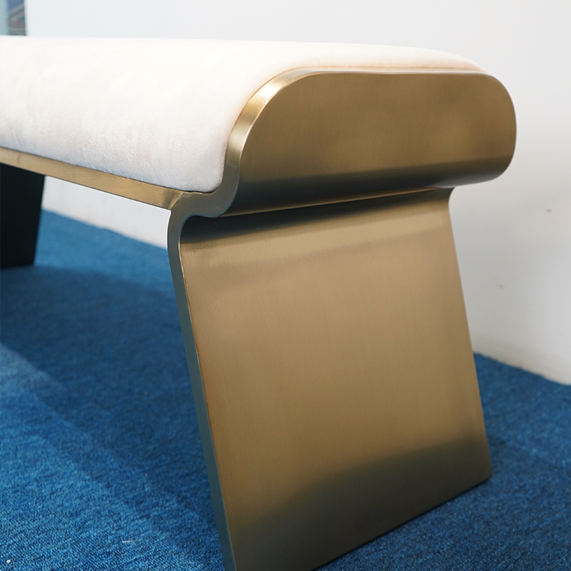 轻奢家用入户门口换鞋凳卧室床尾凳皮艺沙发长矮凳进门长条凳脚踏