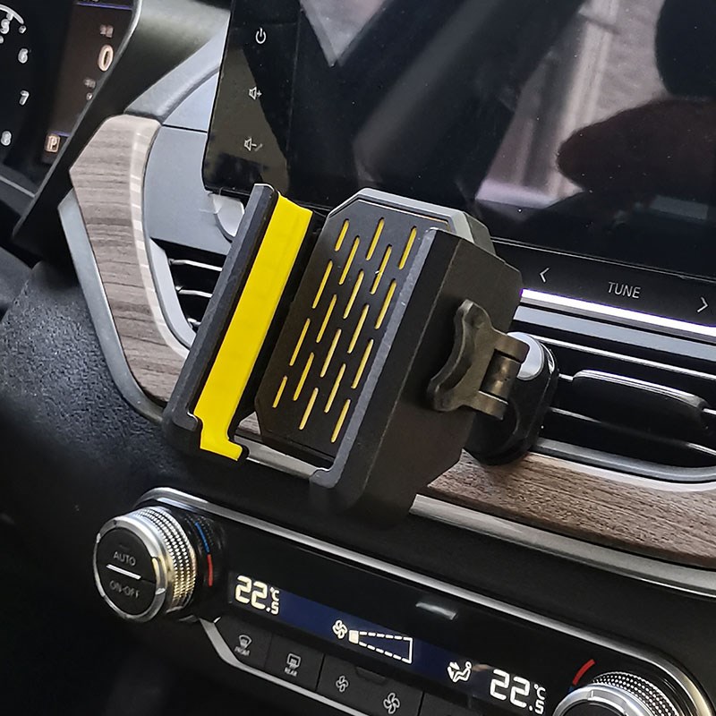 2024新款车载手机支架横竖空调出风口折叠屏专用加宽加厚导航夹子