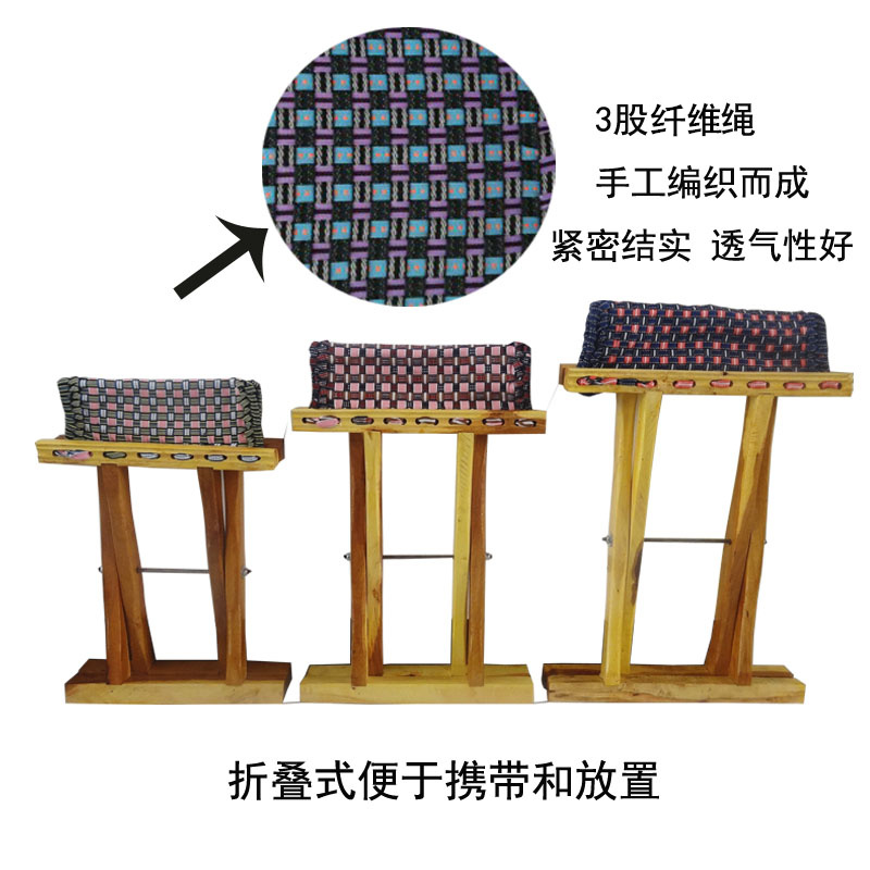 枣木高马扎50cm 山东包邮烧烤户外钓鱼凳子椅子折叠便携式马扎子