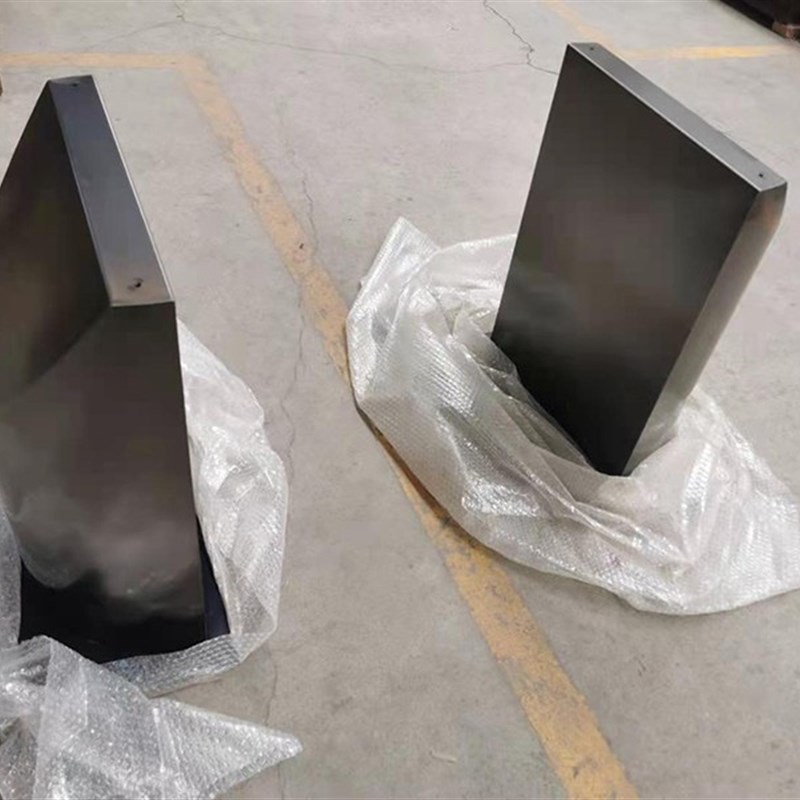 新款餐台脚轻奢岩板长条支撑脚大理石餐桌洽谈桌支架腿实木板桌腿